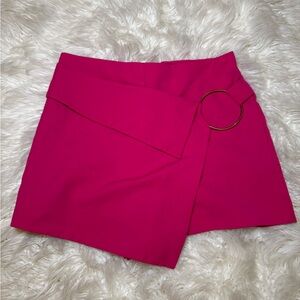 Forever 21 Fuchsia Skort with Ring Detail
